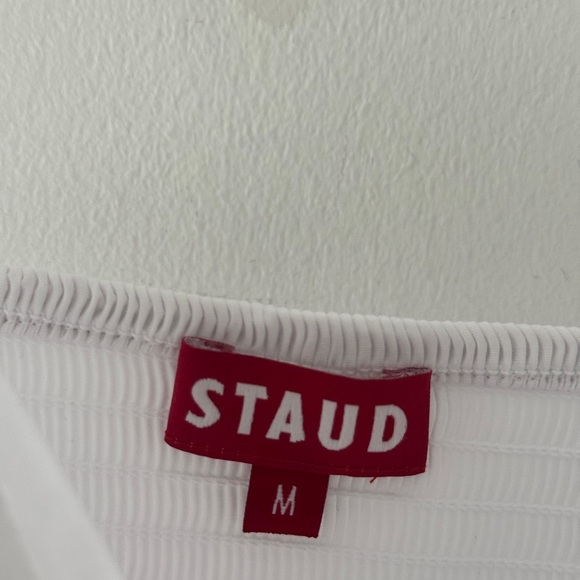 STAUD Landry White Dress M - Picture 8 of 8